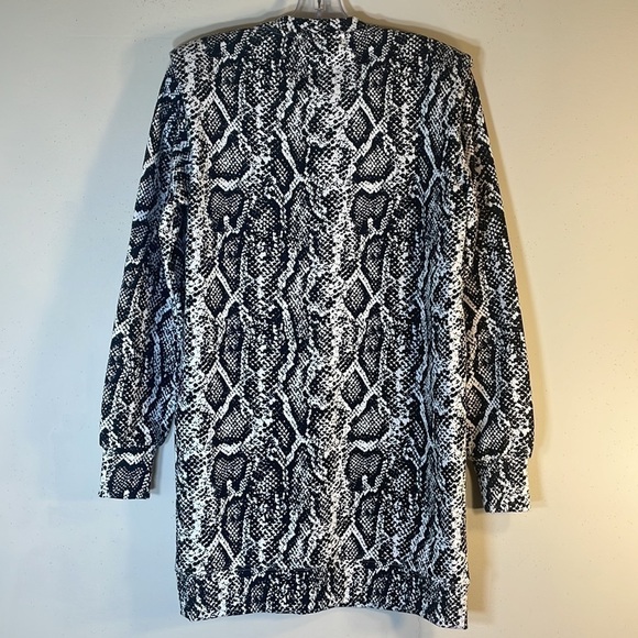 NWT. Culpos x Inc Snake Print Long Sleeve Mini Dress. XXS. - Picture 10 of 12